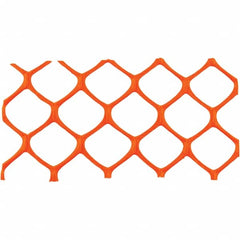 PRO-SAFE - 50' Long x 4' High, Orange Reusable Safety Fence - Caliber Tooling