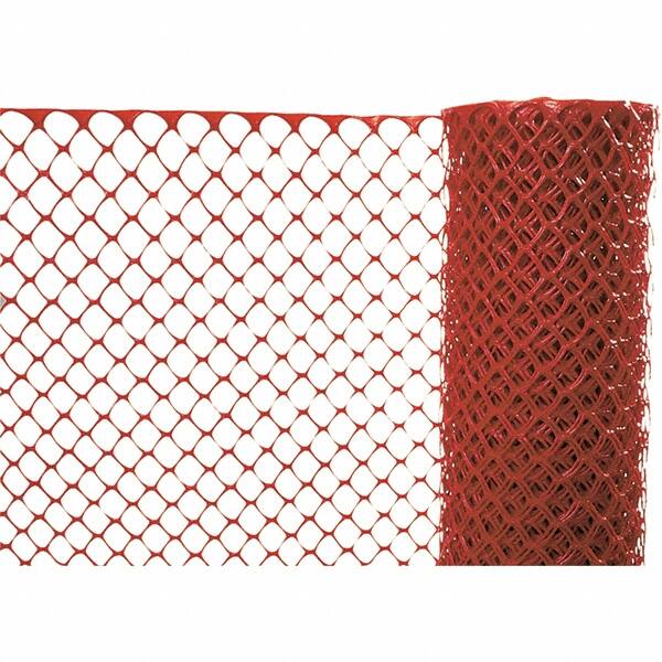 PRO-SAFE - 100' Long x 4' High, Orange Reusable Safety Fence - Caliber Tooling