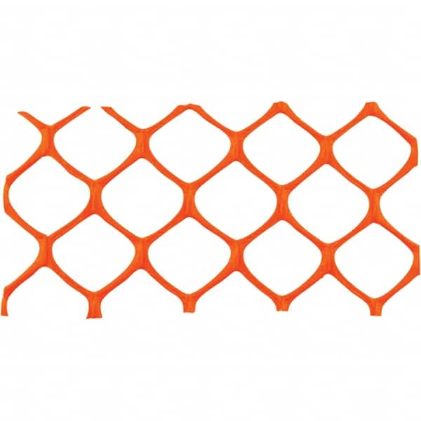 PRO-SAFE - 50' Long x 5' High, Orange Reusable Safety Fence - Caliber Tooling