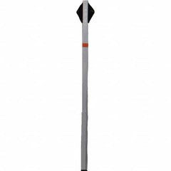 PRO-SAFE - 1-1/2' High, Traffic Sign Mounting Hardware - Aluminum, Compatible with 54" High x 36" Wide Signs, Silver - Caliber Tooling