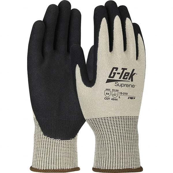 PIP - Size XL, ANSI Cut Lvl A4, Puncture Lvl 4, Abrasion Lvl 4, Nitrile Coated Suprene Cut Resistant Gloves - Caliber Tooling