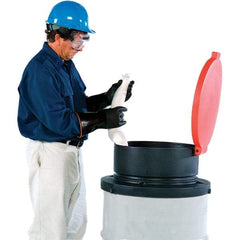 UltraTech - 11" High x 24-1/2" Diam, Polyethylene, Open Head Funnel - 5 Gal Drum/Pail Capacity - Caliber Tooling