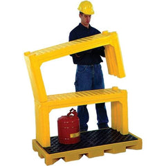 UltraTech - 4' Long x 1.2' Wide x 24" High, Spill Containment Stacking Shelf - Compatible with Spill Pallets & Decks - Caliber Tooling