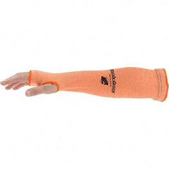 PRO-SAFE - Size Universal, Hi-Viz Orange ATA Cut Resistant Sleeve - 24" Long Sleeve, Cut Resistance Level A4, Elastic Opening at Both Ends, Made with Thumb Hole - Caliber Tooling