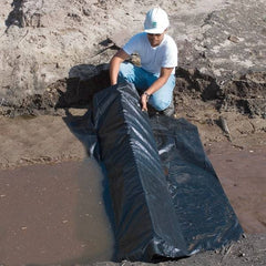 UltraTech - 84" Long x 10-1/2" High x 67" Wide Silt Dike - Black Urethane Foam/Geotextile, For Stormwater - Caliber Tooling