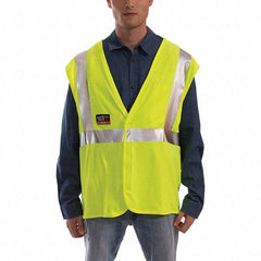 Tingley - Size S/M Flame Resistant/Retardant Lime Solid General Purpose Vest - 36 to 42" Chest - Caliber Tooling