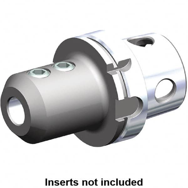 Kennametal - KM4X63 2-1/2" Shank Diam Taper Shank 8mm Hole End Mill Holder/Adapter - 27.5mm Nose Diam, 65mm Projection, Through Coolant - Exact Industrial Supply