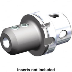 Kennametal - KM4X63 2-1/2" Shank Diam Taper Shank 25mm Hole End Mill Holder/Adapter - 64.5mm Nose Diam, 105mm Projection, Through Coolant - Exact Industrial Supply