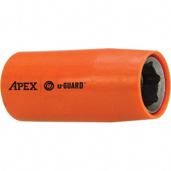 Apex - 3/8" Drive, Square Drive Socket - 3.587" OAL - Caliber Tooling