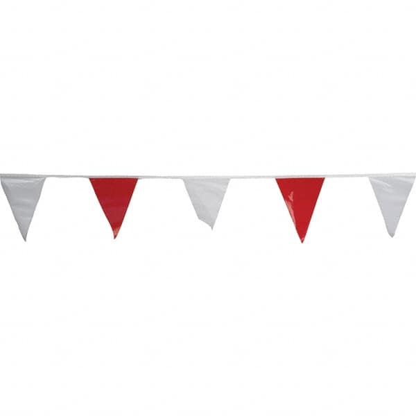 PRO-SAFE - Pennants Color: Red/White Overall Length (Feet): 60.00 - Caliber Tooling