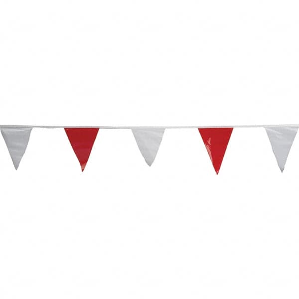 PRO-SAFE - Pennants Color: Red/White Overall Length (Feet): 100.00 - Caliber Tooling