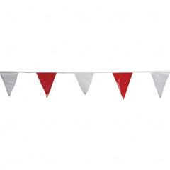 PRO-SAFE - Pennants Color: Red/White Overall Length (Feet): 100.00 - Caliber Tooling