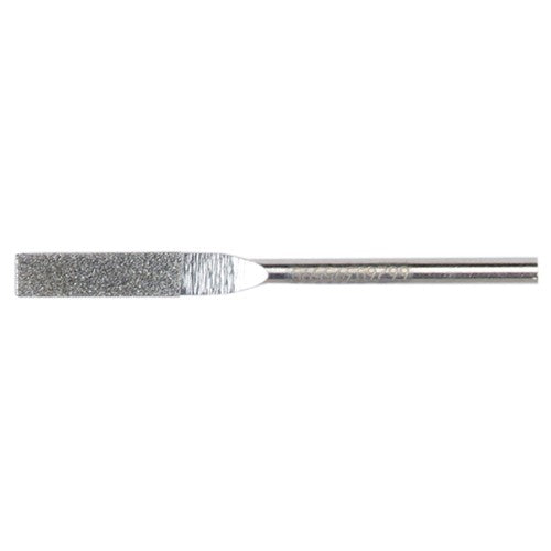 0.157″ × 0.040″ Electroplated Diamond File Flat 100 Grit 5/8″ Diamond - Caliber Tooling