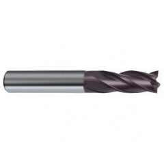 1 Dia. x 5 Overall Length 6-Flute Square End Solid Carbide SE End Mill-Round Shank-Center Cut-Firex - Caliber Tooling