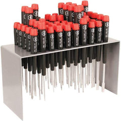 Wiha - 50 Piece Slotted, Phillips & Torx Screwdriver Set - Precision Tech Handle, Bit Sizes: Philips #000 to #1, Comes in Metal - Caliber Tooling