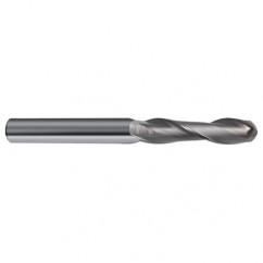 7/16" Dia. - 4-1/2" OAL - 30 Helix Bright CBD Ball Nose EM - 2 FL - Caliber Tooling