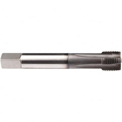 Emuge - 1/2-13 UNC 4 Flute BT Plug Spiral Flute Tap - High Speed Steel, GLT-1 Finish, 4.331" OAL, Right Hand Flute, Right Hand Thread, Series Rekord B-Z - Caliber Tooling