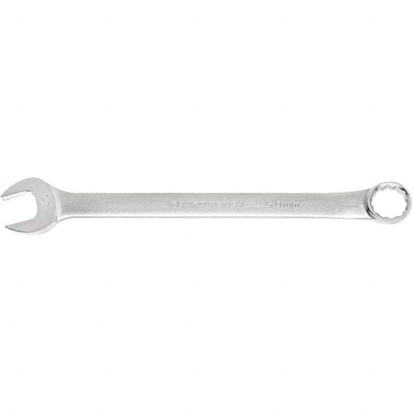 GearWrench - 70mm 12 Point Combination Wrench - 15° Offset Angle, 31.89" OAL, Steel, Satin Finish - Caliber Tooling