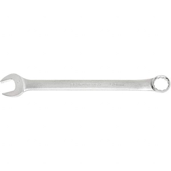 GearWrench - 2-1/4" 12 Point Combination Wrench - 15° Offset Angle, 27.795" OAL, Steel, Satin Finish - Caliber Tooling