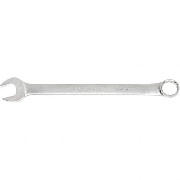 GearWrench - 55mm 12 Point Combination Wrench - 15° Offset Angle, 27.795" OAL, Steel, Satin Finish - Caliber Tooling