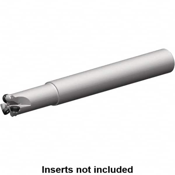 Kennametal - 22mm Cutting Diam, 32mm Shank Diam, 5mm Max Depth of Cut, Straight Shank Indexable Copy End Mill - 3 Inserts, RP.. 10T3M0.. Insert, 7713 Toolholder, Steel, Through Coolant - Caliber Tooling