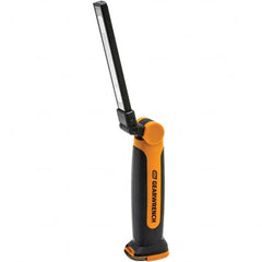 GearWrench - 3.7 Volts, 500 Lumens, Cordless Work Light - Black & Orange, 3 hr on High Setting, 6 hr on Low Setting Run Time - Caliber Tooling