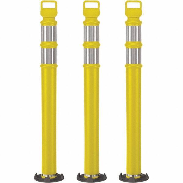 PRO-SAFE - Traffic Barrels, Delineators & Posts Type: Delineator Post Material: Polyethylene - Caliber Tooling