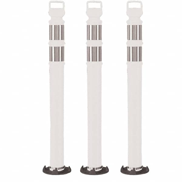 PRO-SAFE - Traffic Barrels, Delineators & Posts Type: Delineator Post Material: Polyethylene - Caliber Tooling