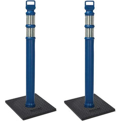 PRO-SAFE - Traffic Barrels, Delineators & Posts Type: Delineator Post Material: Polyethylene - Caliber Tooling