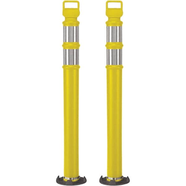 PRO-SAFE - Traffic Barrels, Delineators & Posts Type: Delineator Post Material: Polyethylene - Caliber Tooling