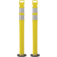 PRO-SAFE - Traffic Barrels, Delineators & Posts Type: Delineator Post Material: Polyethylene - Caliber Tooling