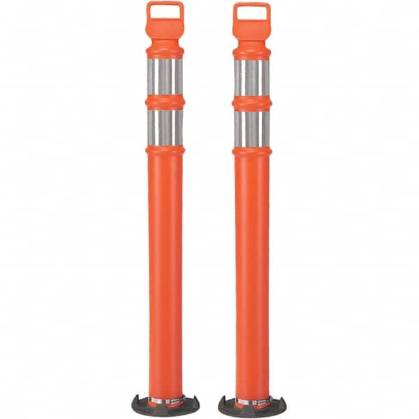 PRO-SAFE - Traffic Barrels, Delineators & Posts Type: Delineator Post Material: Polyethylene - Caliber Tooling