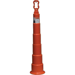 PRO-SAFE - Traffic Barrels, Delineators & Posts Type: Channelizer Cone Material: Polyethylene - Caliber Tooling