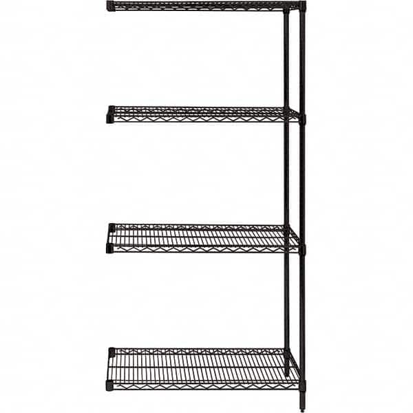 Quantum Storage - 24" Wide, 74 High, Open Shelving Accessory/Component - Use with #1630 Built-In Combination Lock - Caliber Tooling