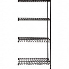 Quantum Storage - 48" Wide, 86 High, Open Shelving Accessory/Component - Use with #1630 Built-In Combination Lock - Caliber Tooling