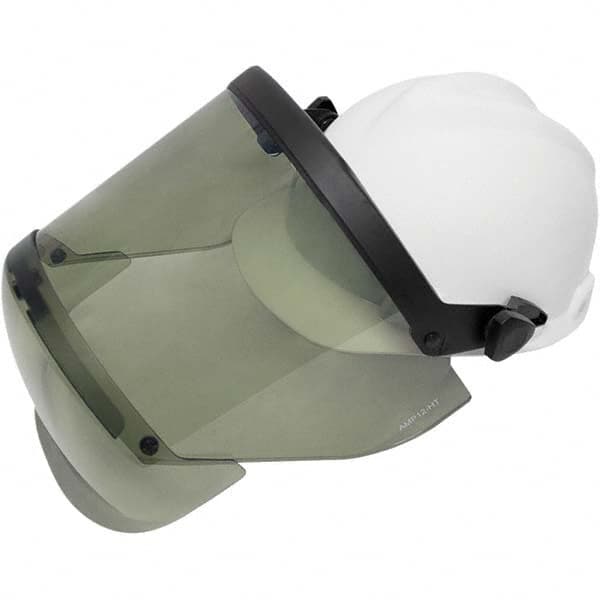 National Safety Apparel - Face Shield & Headgear Sets; Headgear Style: Hard Hat ; Lens Shade: None ; Window Color: Clear ; Window Coating: Anti-Fog ; Window Height (Inch): 10; 10 ; Window Width (Inch): 20; 20 - Exact Industrial Supply