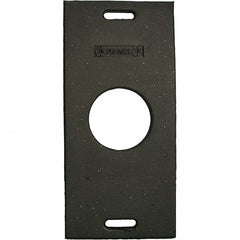 PRO-SAFE - 30" Wide x 2" High Recycled Rubber Channelizer Base - Caliber Tooling