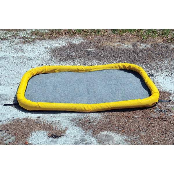 UltraTech - 3.3 Gal Capacity per Package, Stormwater Pad - 60" Long x 48" Wide, Gray, Recycled Fibers - Caliber Tooling