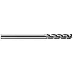 Harvey Tool - Square End Mills; Mill Diameter (Inch): 1/8 ; Mill Diameter (Decimal Inch): 0.1250 ; Length of Cut (Inch): 1-1/4 ; Length of Cut (Decimal Inch): 1.2500 ; Material: Solid Carbide ; Finish/Coating: Uncoated - Exact Industrial Supply