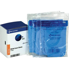 PRO-SAFE - Size L, 2 mil, Medical Grade, Powder Free Nitrile Disposable Gloves - Blue, Smooth, Ambidextrous - Caliber Tooling