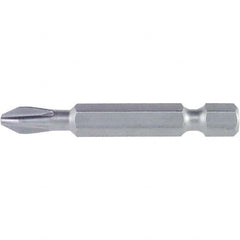 Wiha - #2 Power Bit - 1/4" Drive, 2" OAL - Caliber Tooling