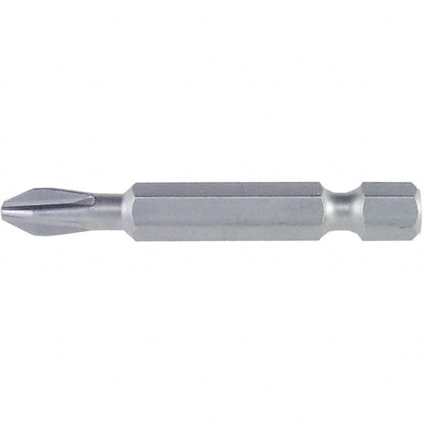 Wiha - #3 Power Bit - 1/4" Drive, 2" OAL - Caliber Tooling