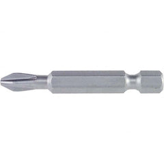 Wiha - #3 Power Bit - 1/4" Drive, 2" OAL - Caliber Tooling