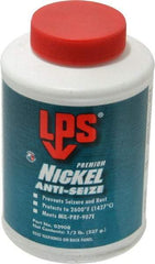 LPS - 0.5 Lb Can Extreme Temperature Anti-Seize Lubricant - Nickel, -65 to 2,600°F, Silver Gray, Water Resistant - Caliber Tooling