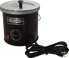 WAAGE - 1 Qt, 3-1/2" Deep, 150 to 450°F, Dip Coat Pot - 5" ID, 115 Volts, 600 Watts - Caliber Tooling