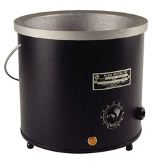 WAAGE - 1 Gal, 5-1/2" Deep, 150 to 450°F, Dip Coat Pot - 8" ID, 230 Volts, 1000 Watts - Caliber Tooling