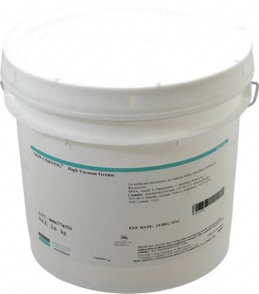 Dow Corning - 8 Lb Can Silicone General Purpose Grease - Translucent White/Gray, NLGIG 2, - Caliber Tooling