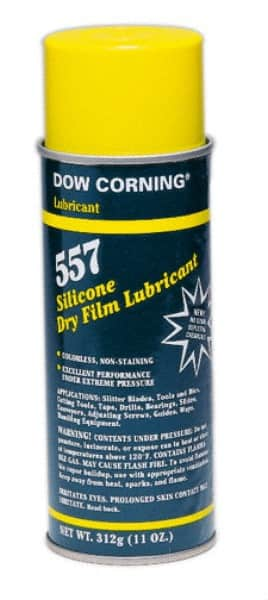 Dow Corning - 16 oz Aerosol Dry Film Moly/Silicone Lubricant - Clear, -40°F to 110°F - Caliber Tooling