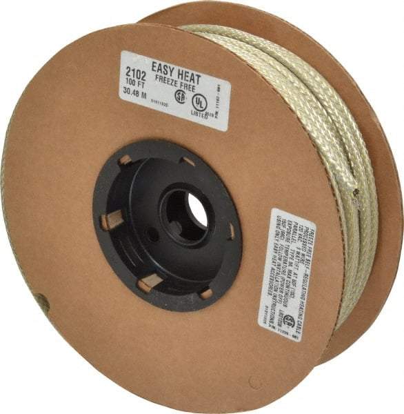 EasyHeat - 100' Long, 120 Input Volt, Easy Heat Self Regulating Residential Heat Protection Cable - 3 Watt - Caliber Tooling