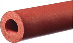 Value Collection - 1/4" ID to 3/4" OD, Silicone Foam Cylinder - 60" Long, 7 psi Tensile Strength, -100 to 500°F - Caliber Tooling